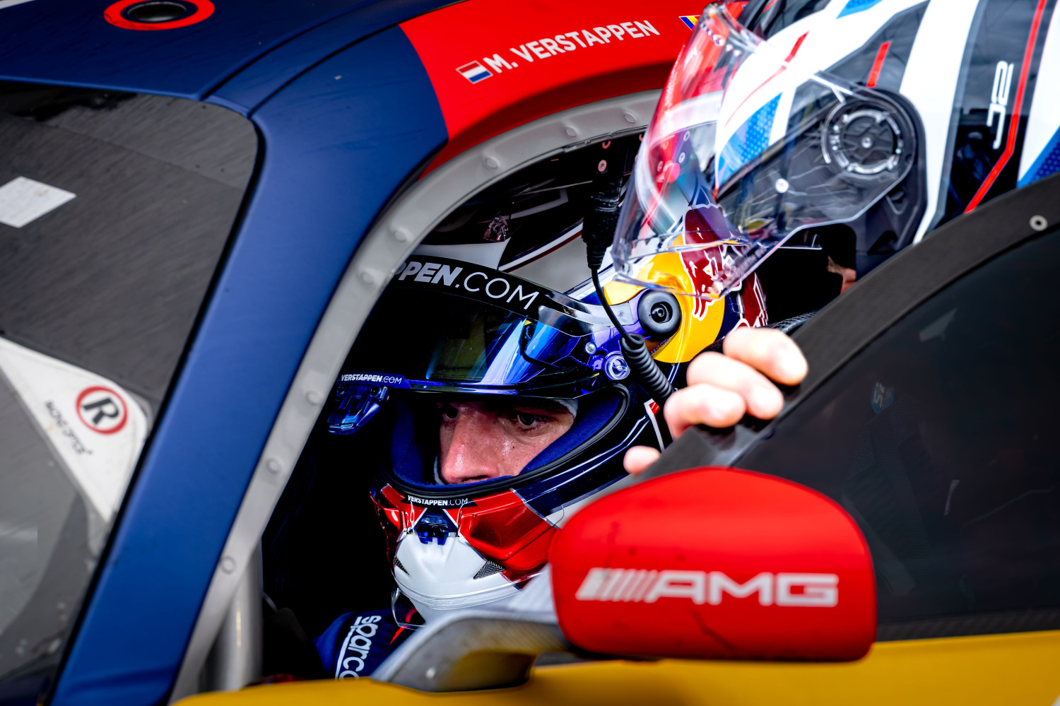 Mercedes, Halfway Through His First Attempt at the Nürburgring 24 Hours Max Verstappen Leads Mercedes 1-2