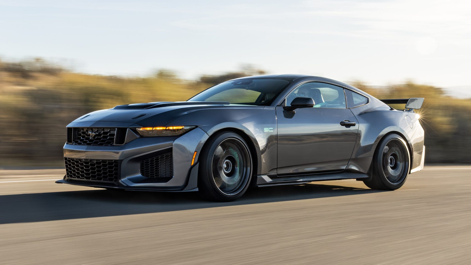 The Ford Mustang Dark Horse SC Stomps the Shelby GT500 in Our 0–60 and Quarter-Mile Tests