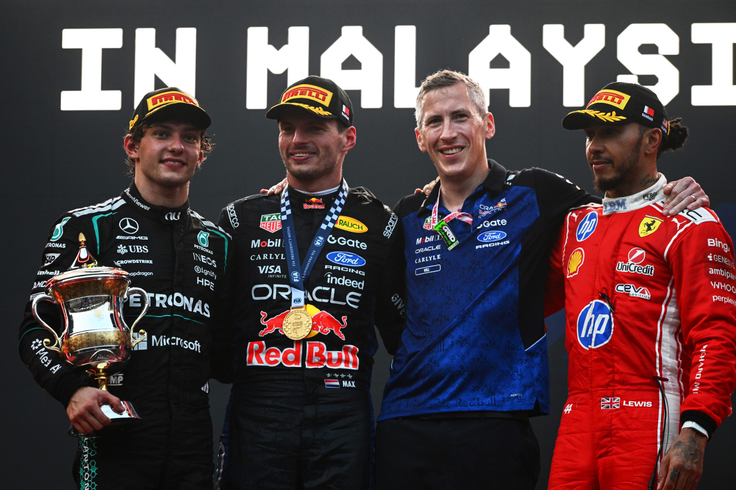 Max Verstappen Takes First Win of 2026 Season in Chaotic Rain-Delayed Bahrain GP in Malaysia