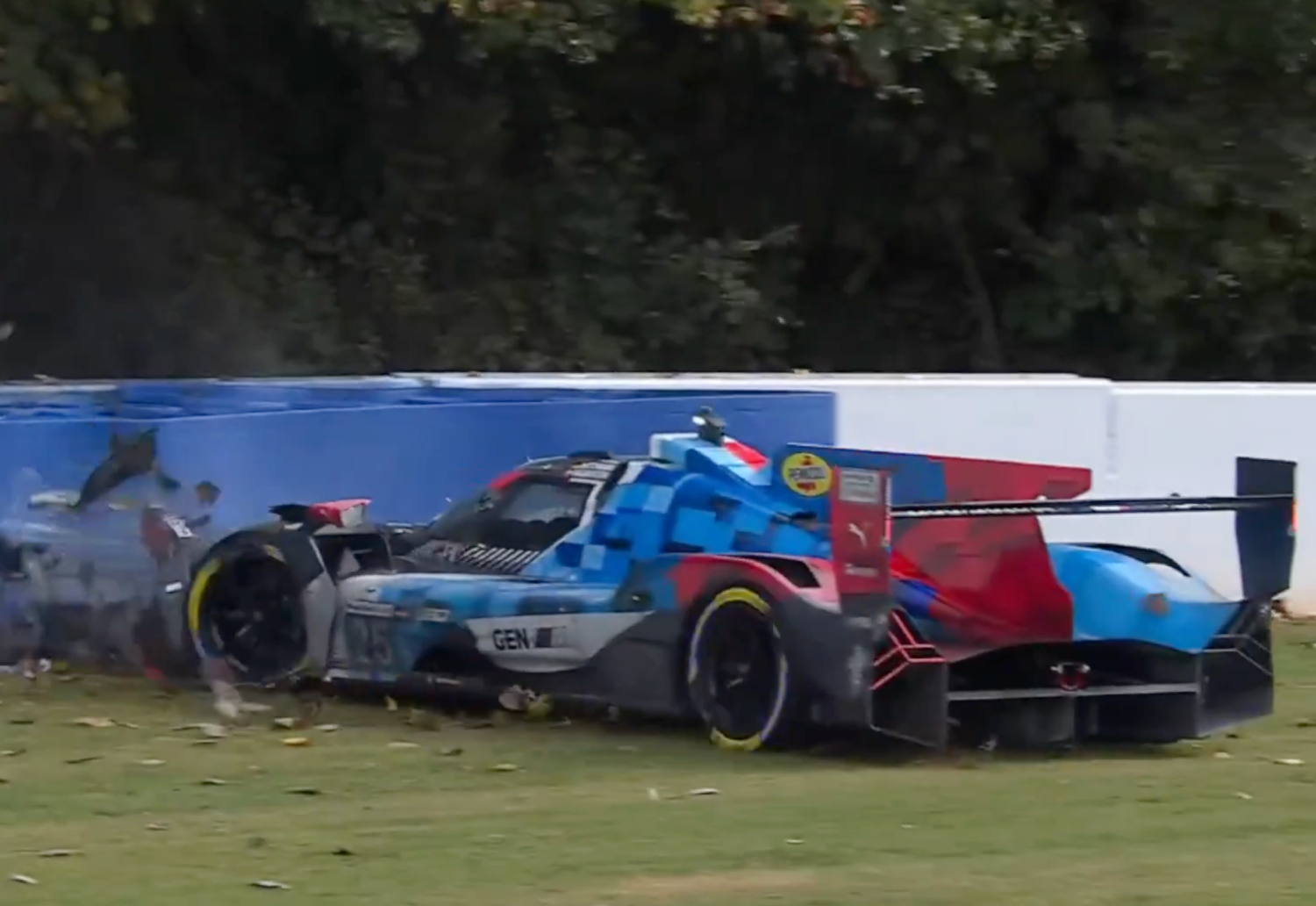 Cadillac Benefits from Magnussen-Palou Crash at Petit Le Mans Halfway Mark