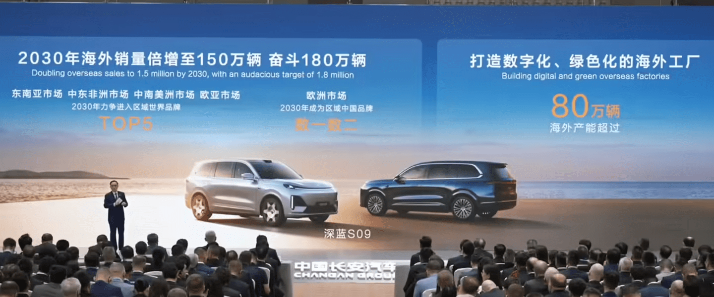 Changan Targets 4 Million Annual Sales by 2030 With NEVs Over 60%