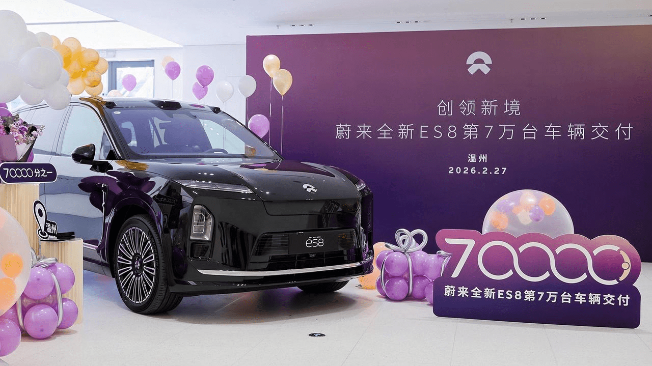 NIO’s New ES8 Hits 80,000 Deliveries in Under Six Months