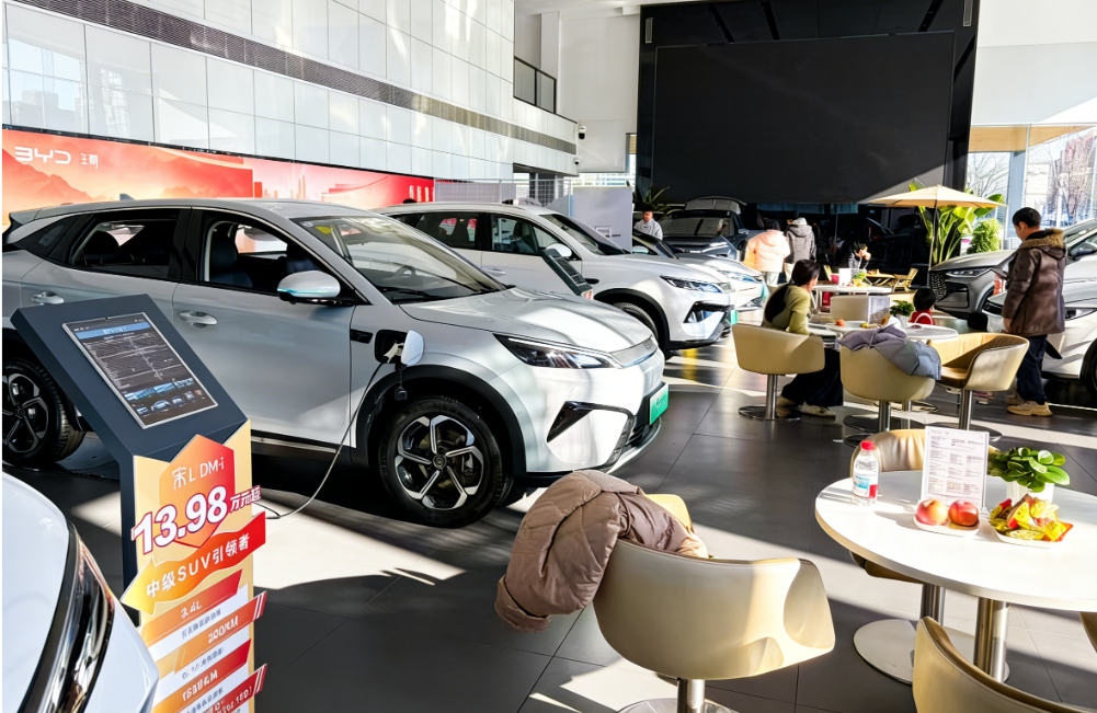 China NEV Transaction Prices Rise 8.8% in Jan 2026 to $27,660