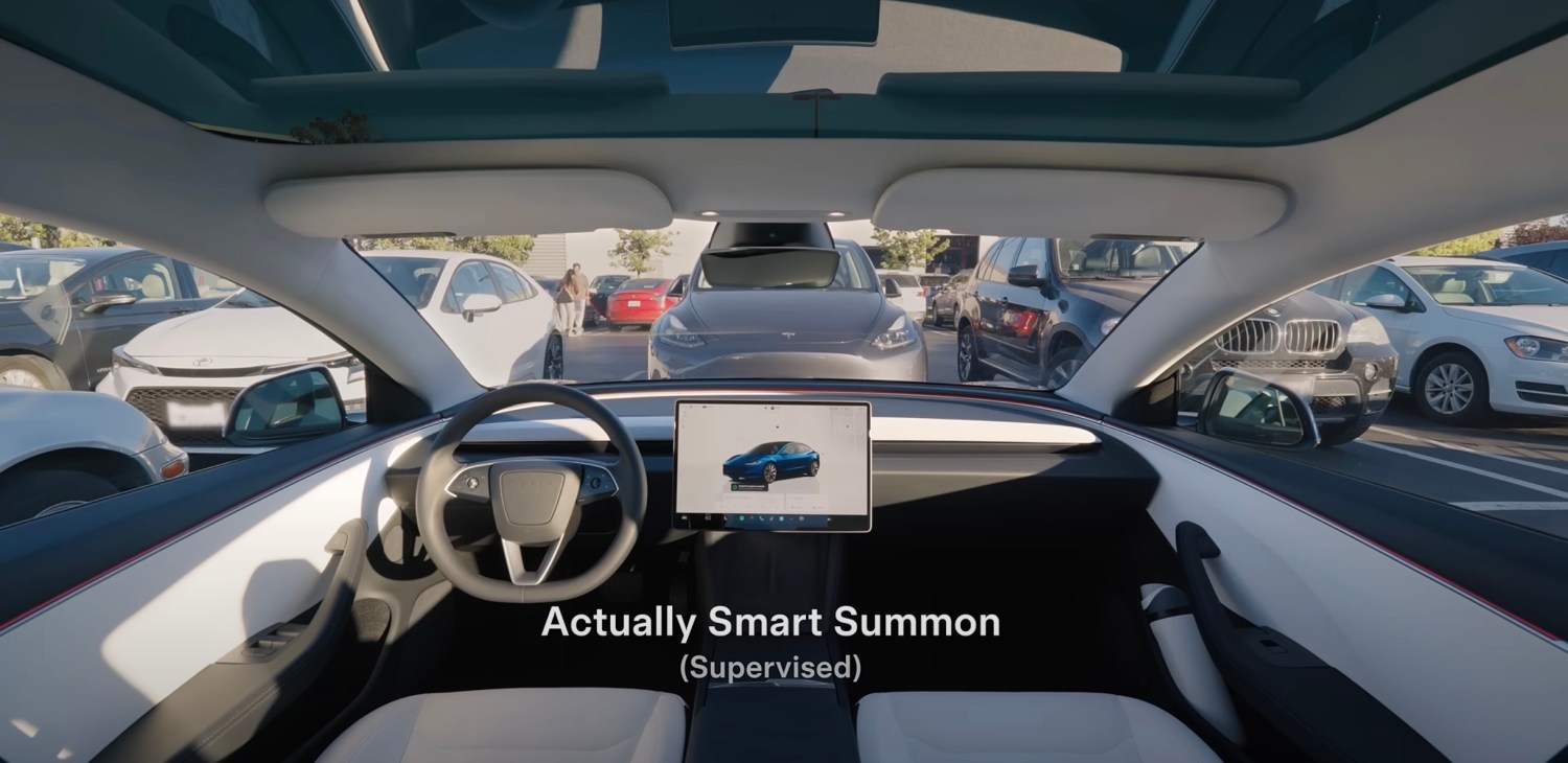 Tesla increases Actually Smart Summon speed by 33% in new FSD update
