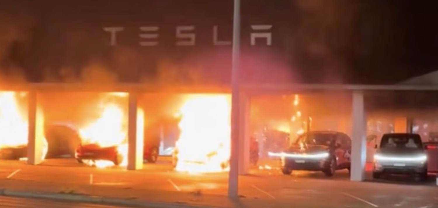 Tesla showroom in Sydney torched in suspected arson, 3 vehicles destroyed