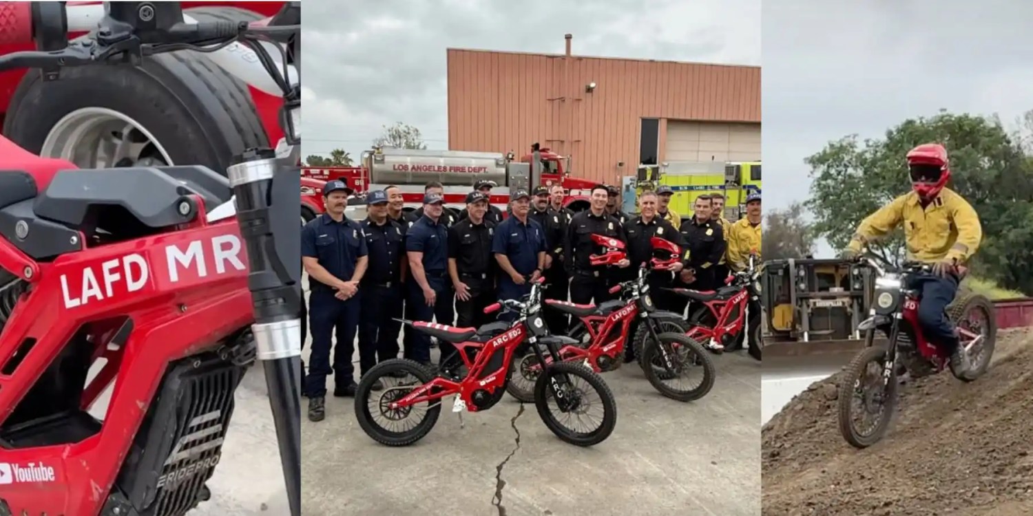 Why the Los Angeles Fire Department just added 30 electric motorcycles to its fleet