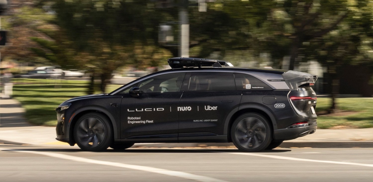 Lucid, Nuro secures California driverless permit for Lucid Gravity Uber robotaxis