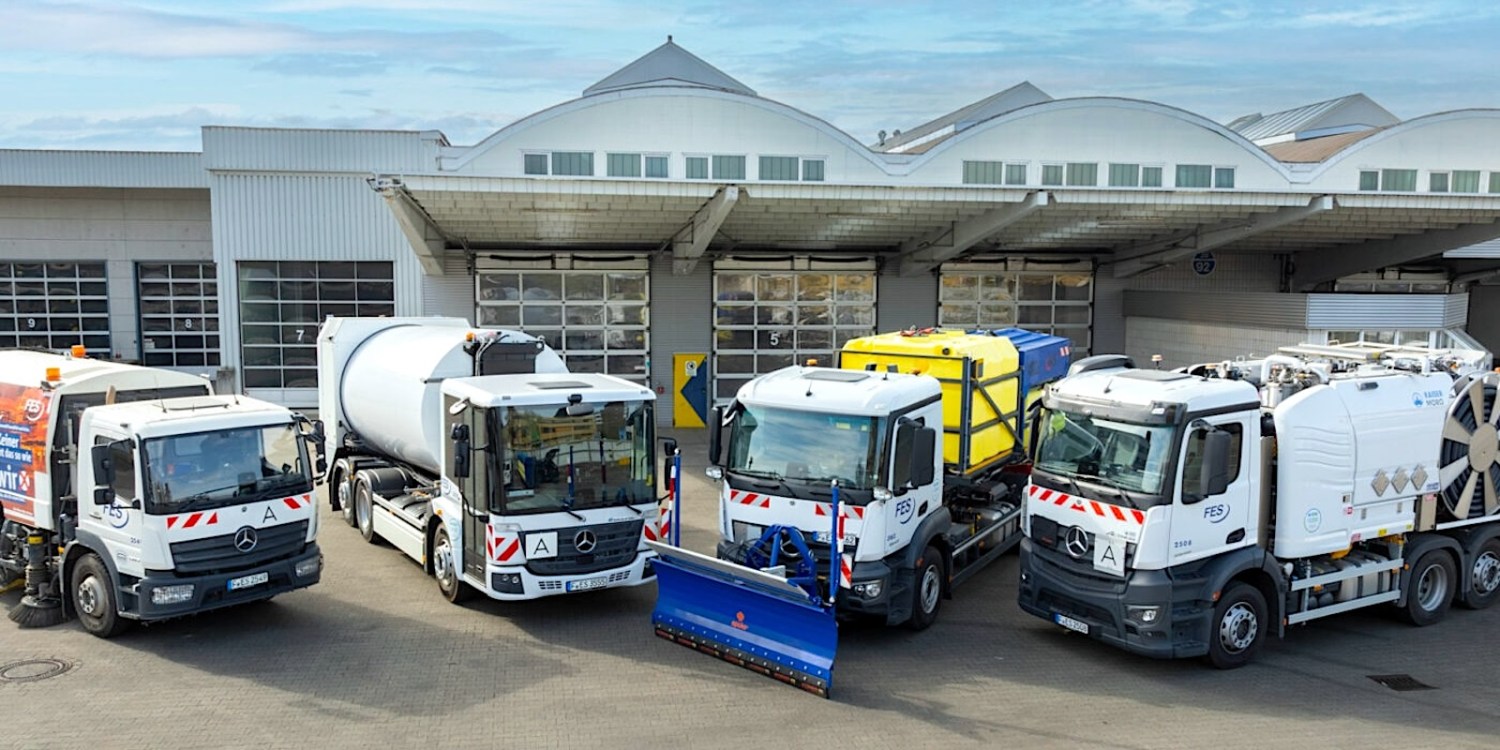 Frankfurt expands commercial EV fleet with 10 new Daimler trucks