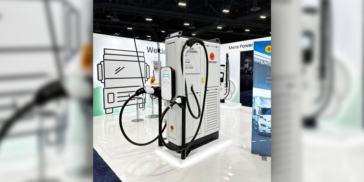 Kempower unveils its dual CCS and megawatt truck charger