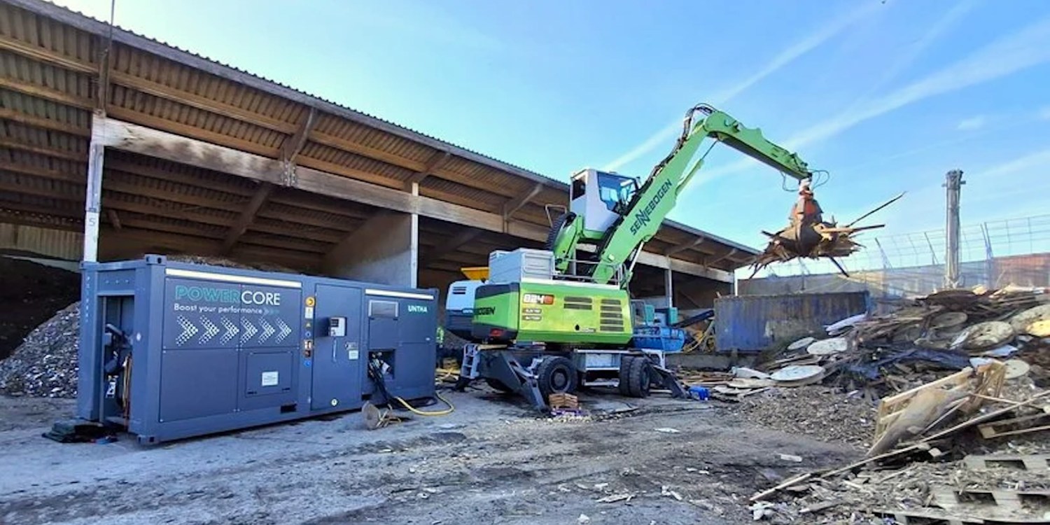 Sennebogen shows off electric, autonomous material handler