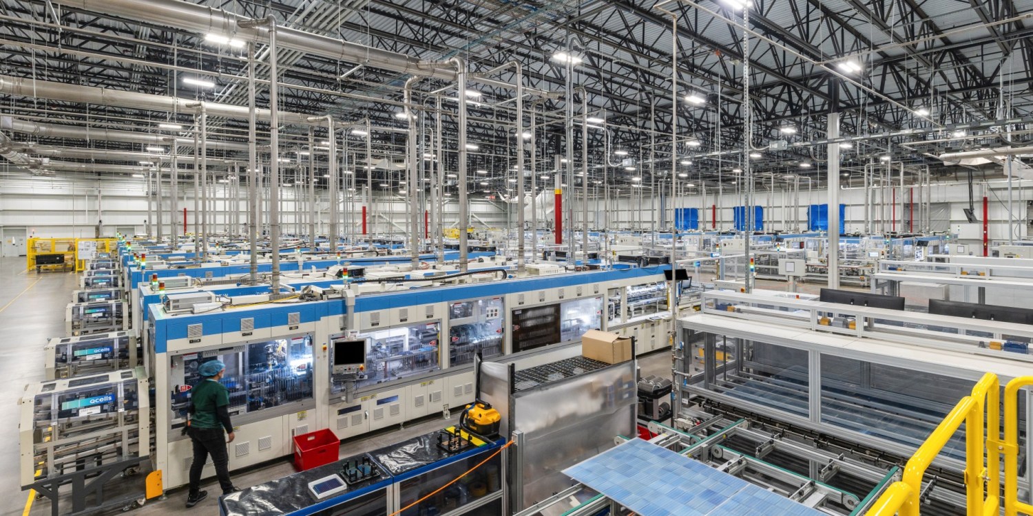 Georgia is about to have the biggest solar cell factory in US history