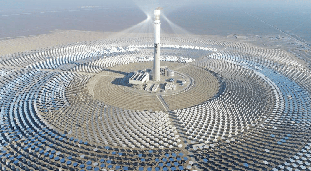 China's giant Gobi solar plant runs after dark on salt, not batteries
