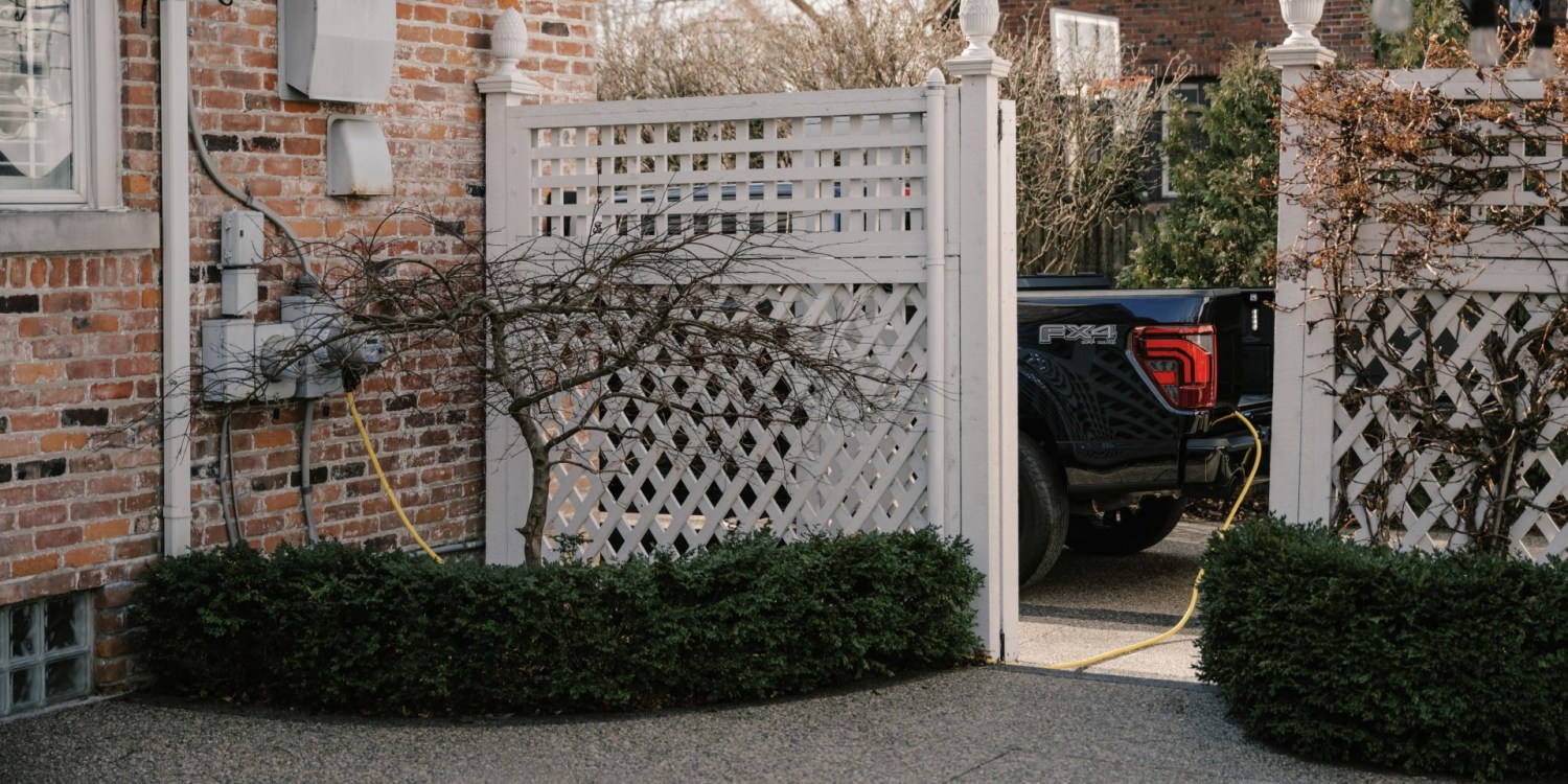 Ford F-150 electric trucks can now power a home's electrical panel