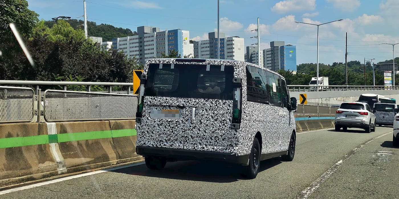 Kia's bigger PV7 EV van spotted, making the PV5 seem small