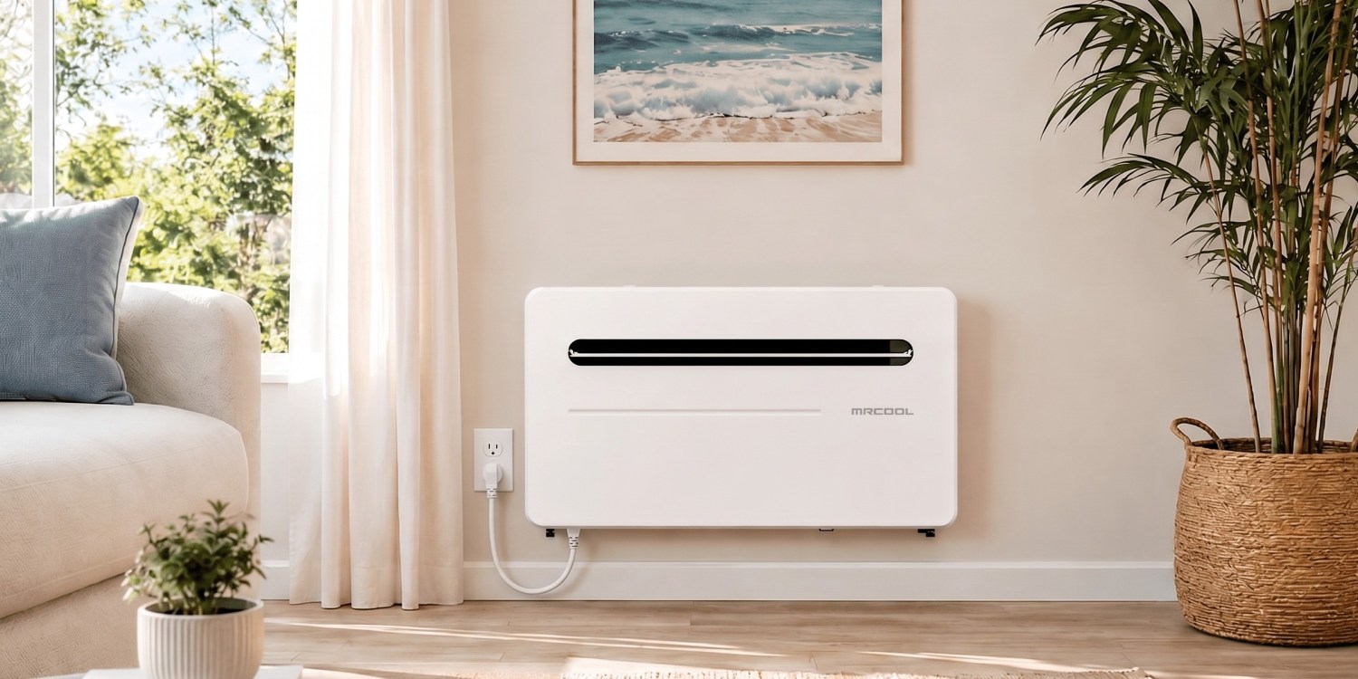 This DIY heat pump plugs into a wall outlet and has no outdoor unit