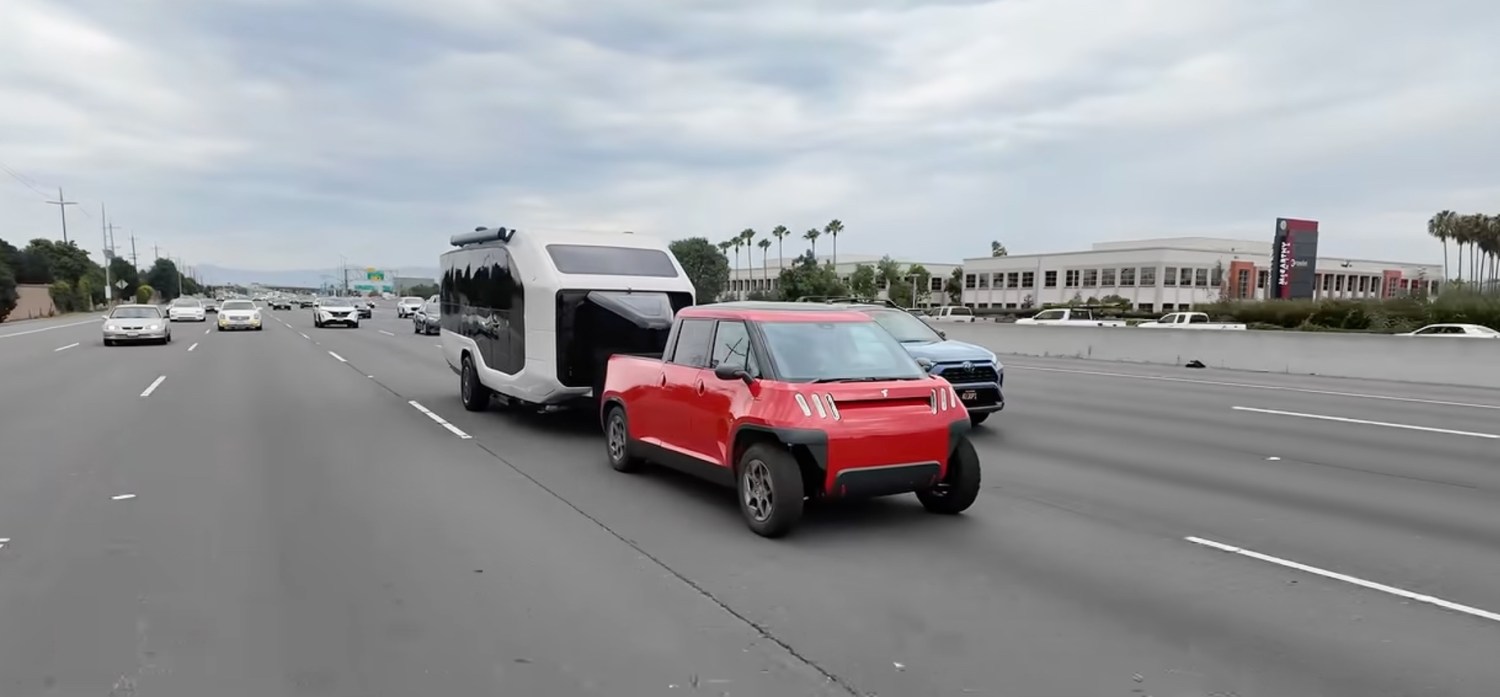 Telo raises its tiny electric truck's tow rating to 8,000 lbs