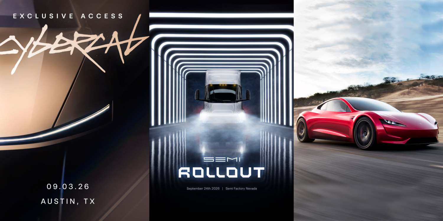 Tesla, In Sept, Tesla will re-launch 3 products it launched a decade ago, for a stock pump