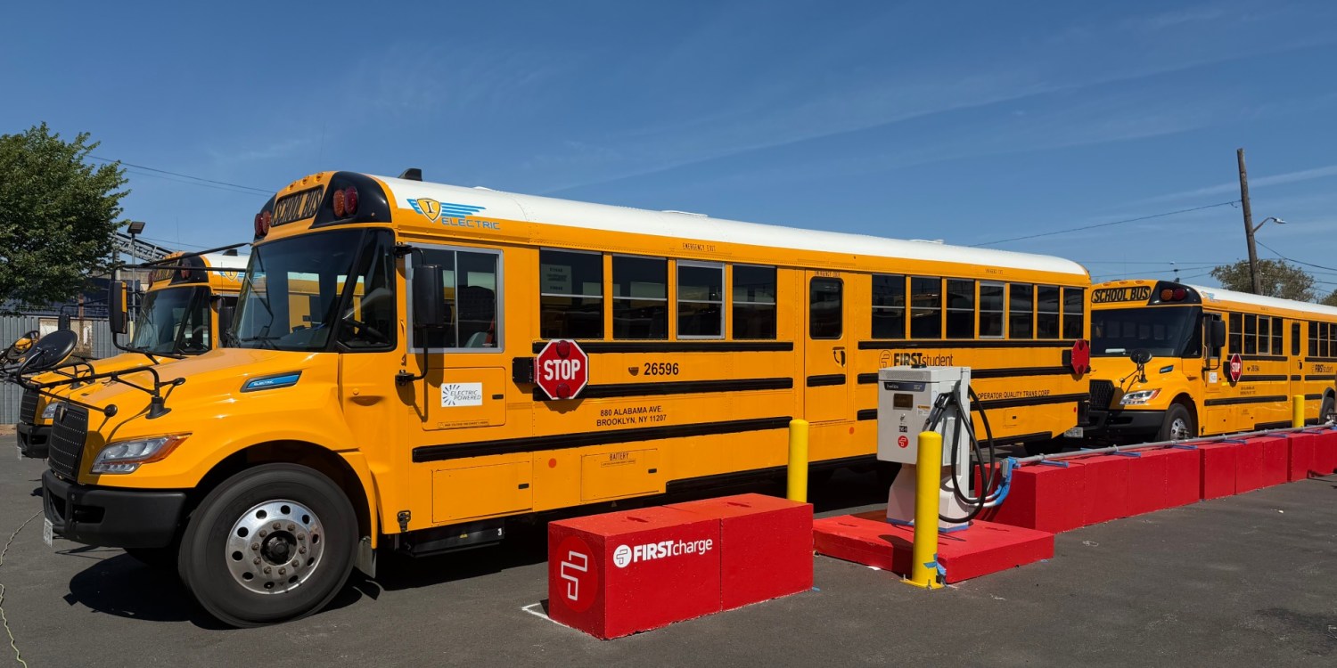NYC’s newest electric school buses come with a money-saving twist