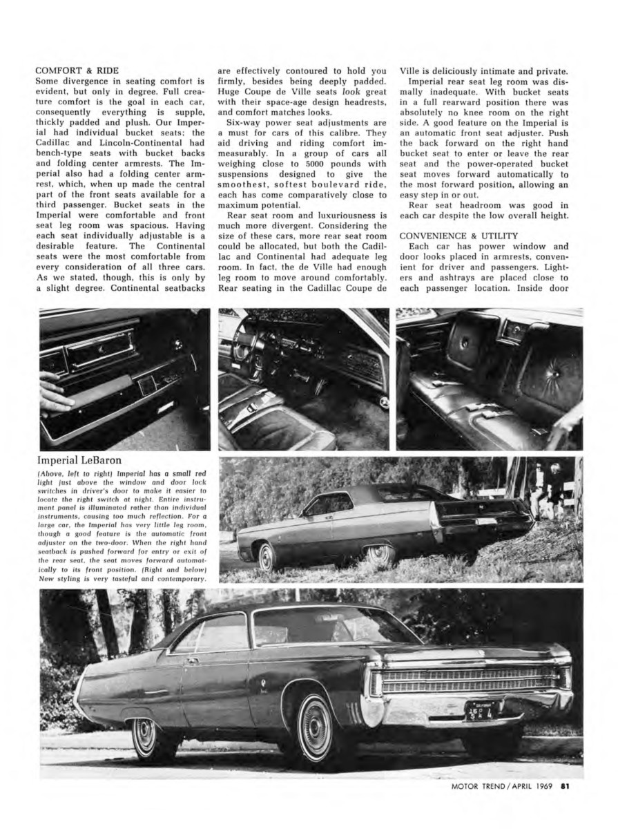 1969 Lincoln Continental and 1969 Cadillac Sedan DeVille offered luxury but only one dominates today