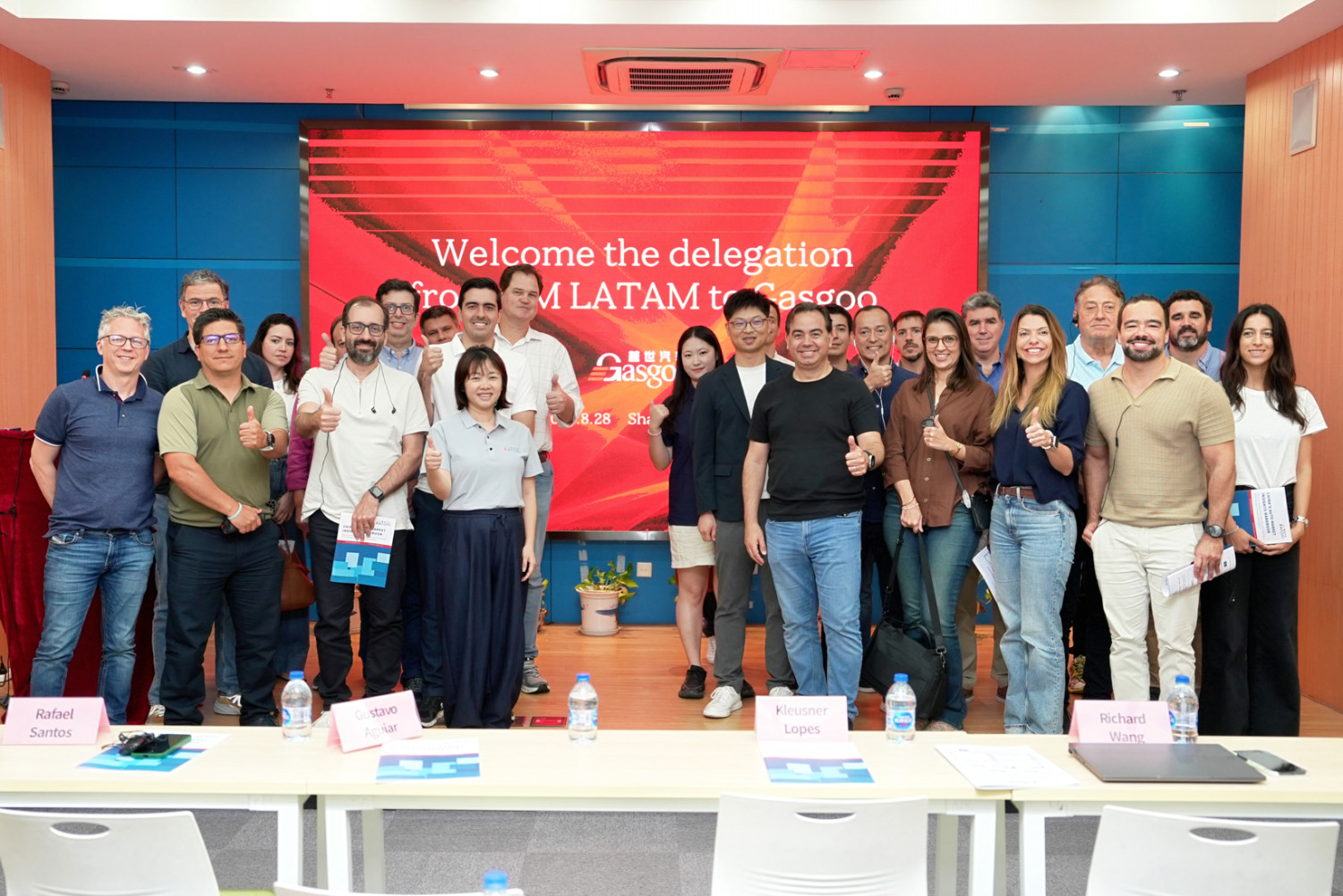 GM LATAM Delegation Visits Gasgoo
