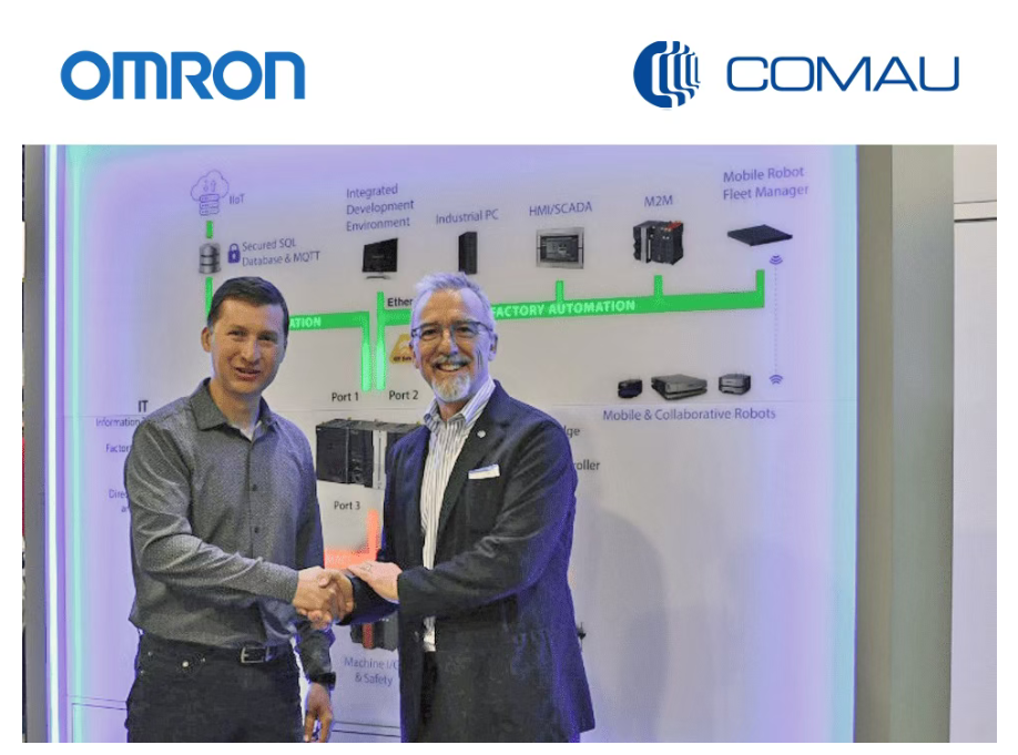 Comau and Omron Robotics Form Strategic Partnership