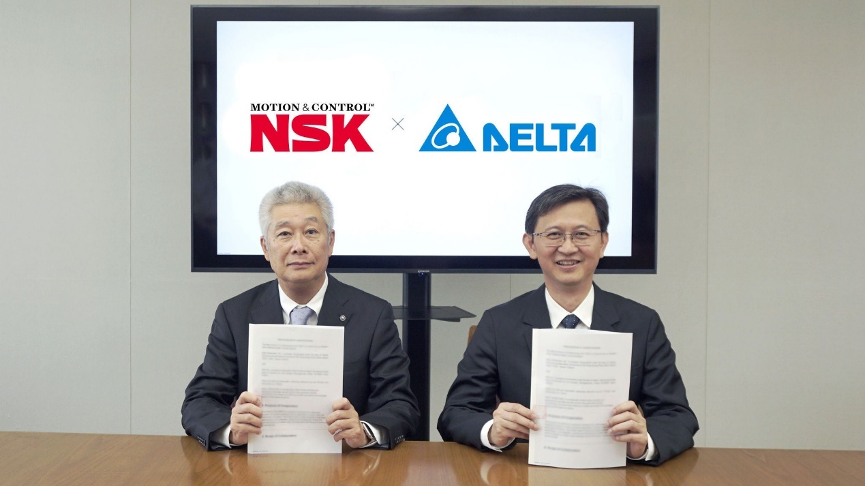 NSK and Delta Electronics Form Partnership, Tackling Robot Joint Modules
