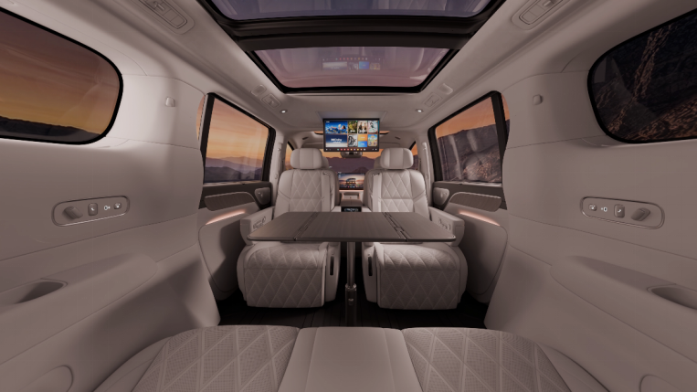 Leapmotor D99 Interior Debut: 300,000-Class MPV, Rotating Second Row, Stowable Third Row