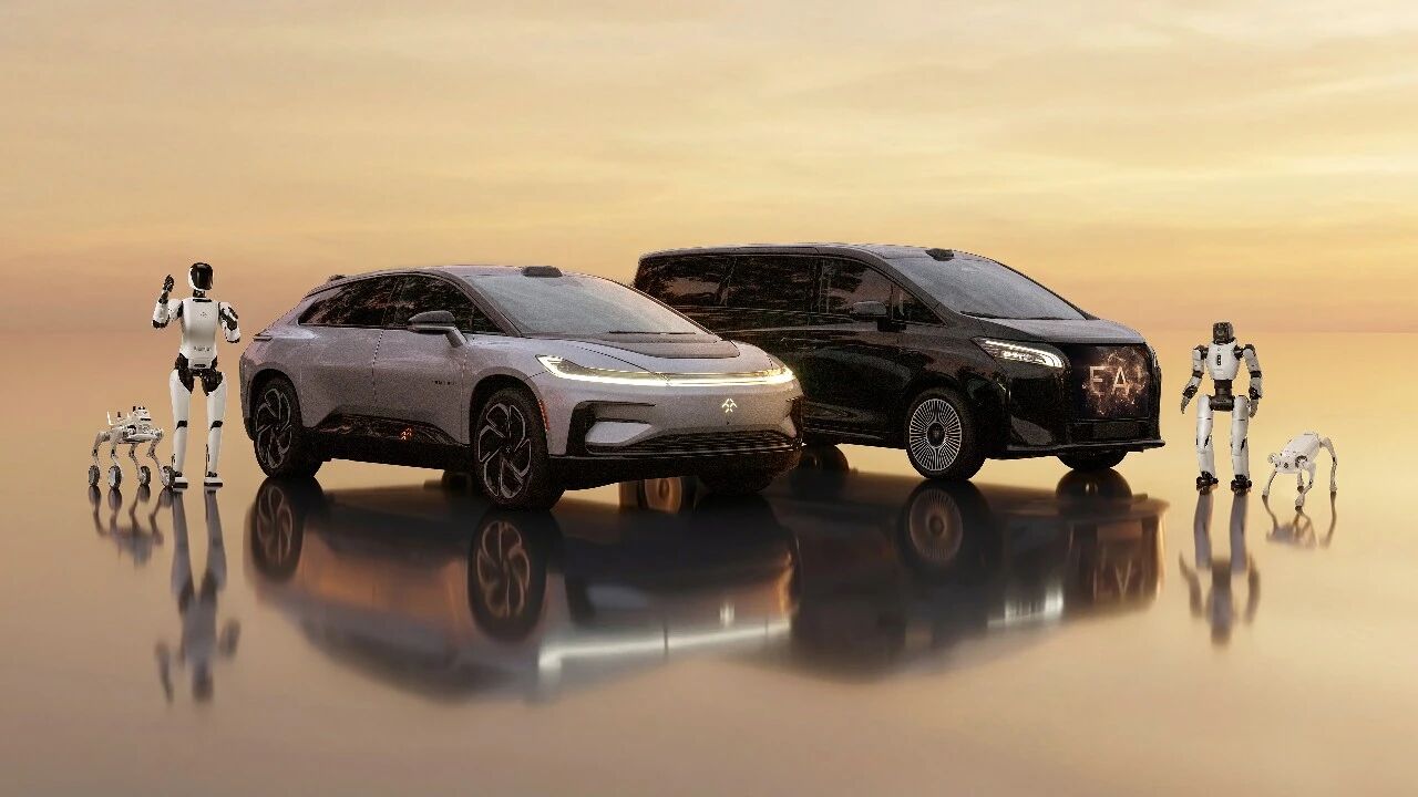 Faraday Future Unveils Four Robots, Building 