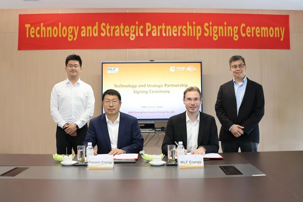 Farasis Energy Signs Strategic Partnership Agreement with Germany's WLF Energy