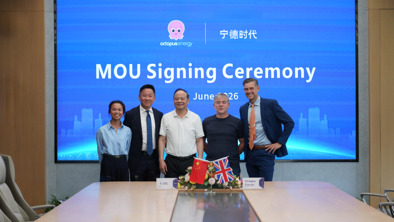 CATL and Octopus Energy Form Joint Venture