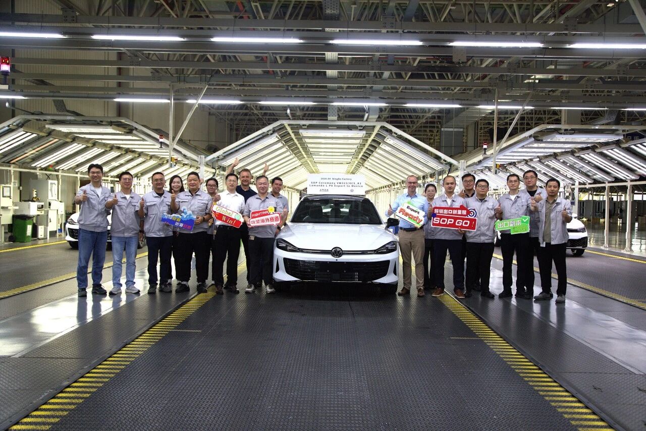 SAIC Volkswagen vehicle exports enter North America for first time