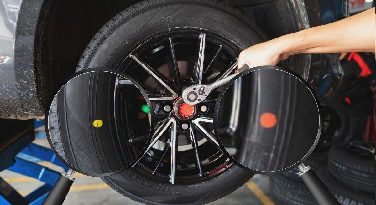Pocos lo saben: esta es la función de los puntos de color en los neumáticos
