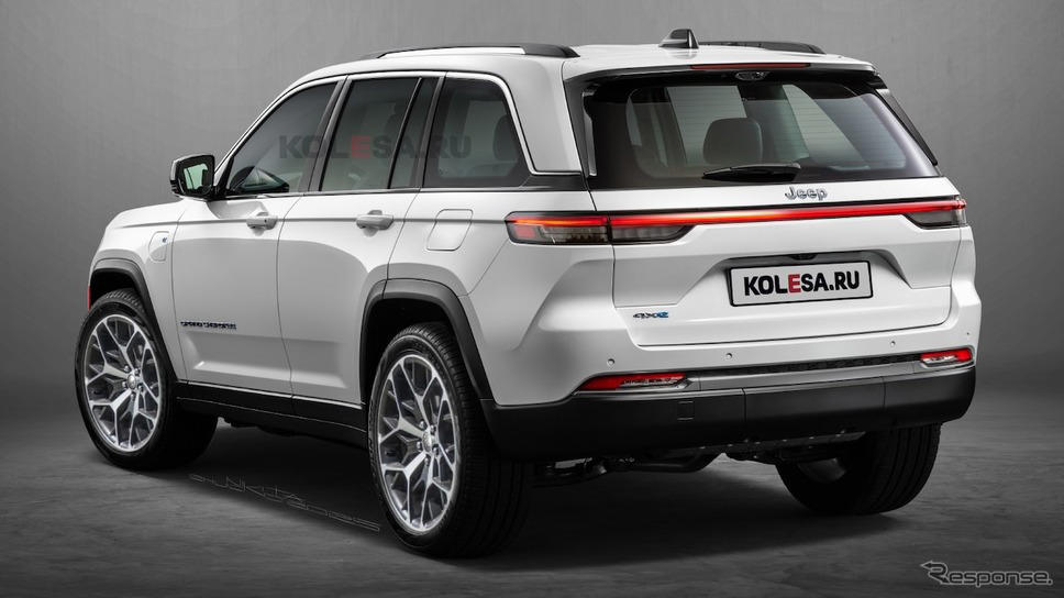 ジープ『グランドチェロキー』新型プレビュー！ グリル新設計、2.0L直4ターボチャージャーを導入か