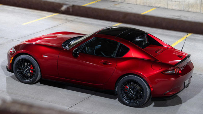 What does RF stand for on a Mazda MX-5 Miata?