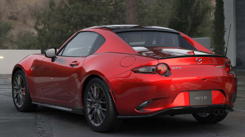What does RF stand for on a Mazda MX-5 Miata?