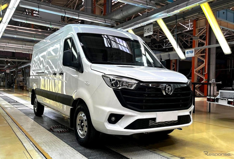 ロシア初のAT標準の軽商用車、ソラーズ『SF5』量産開始