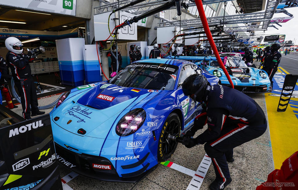 ブラッド・ピット主演『F1 ザ・ムービー』仕様のポルシェがルマン24時間を走った