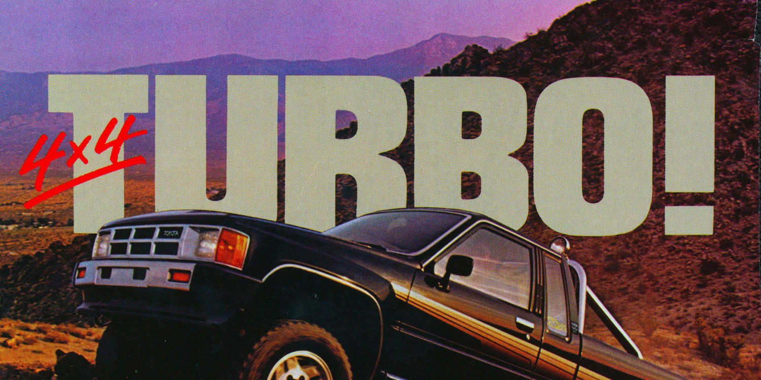 In 1986, You Turbocharged Everything!