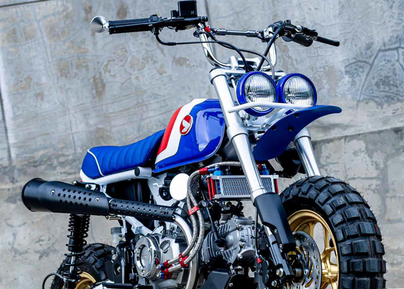 その名もモンキーバハ125！ タイを代表するカスタムパーツメーカー・K-SPEEDが作り上げたモンキー125ベースのBAJAスタイル