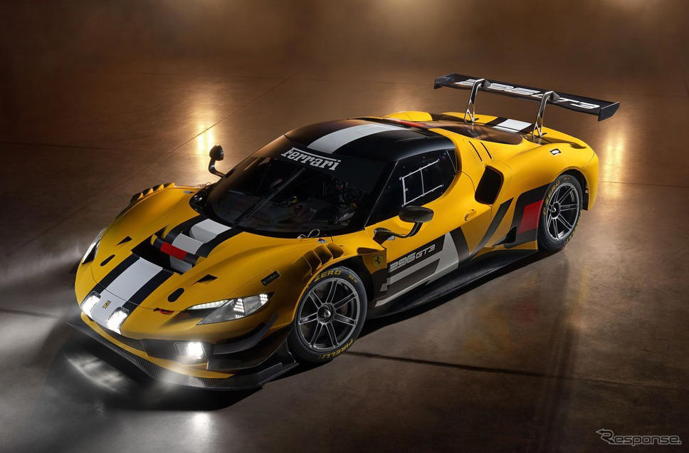 フェラーリの新型レーシングカー『296 GT3 Evo』発表…空力性能とエンジン最適化で戦闘力向上