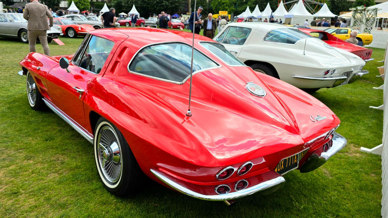 The 1963 Chevrolet Corvette split window looked iconic but created real visibility issues