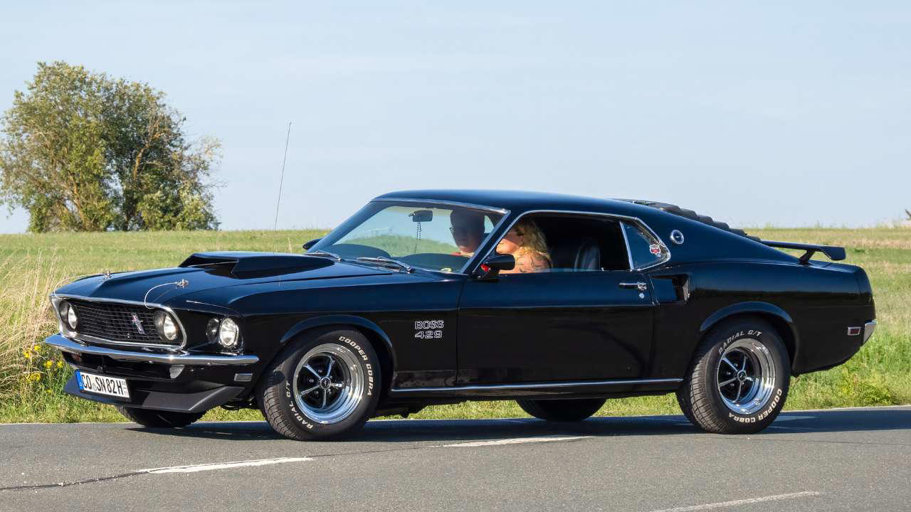Ford Mustang, Ford, The rare 1969 Mustang Boss 429 package Ford built for NASCAR homologation