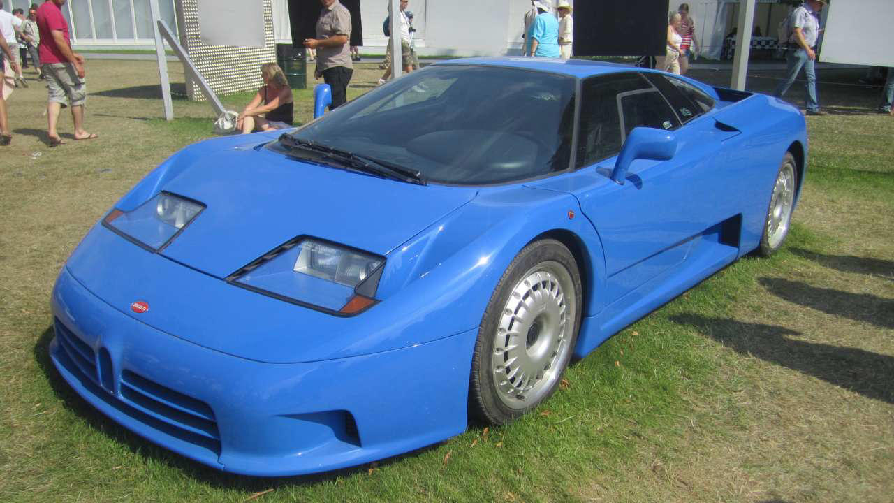 Bugatti, Bugatti EB110, The 1991 Bugatti EB110 delivered cutting-edge engineering for its time
