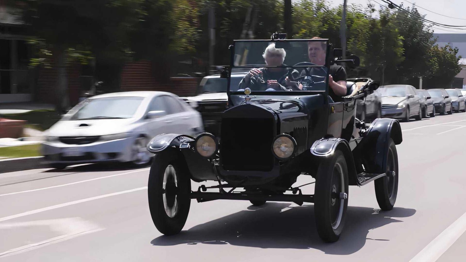 Jay Leno Shows How Different Driving Was in the Ford Model T Era