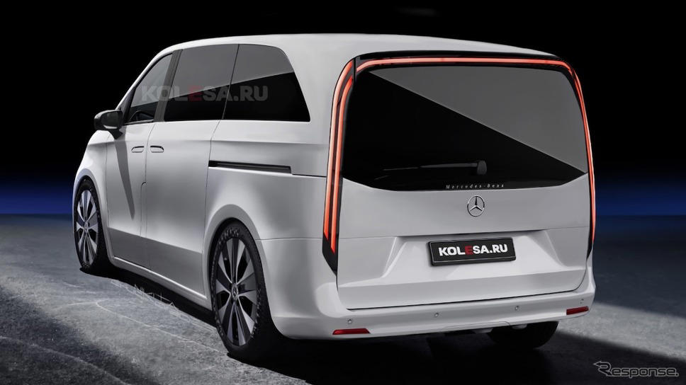 レクサス『LM』対抗！これがメルセデスベンツ最高級ミニバン、『Vクラス』後継の最終デザインだ