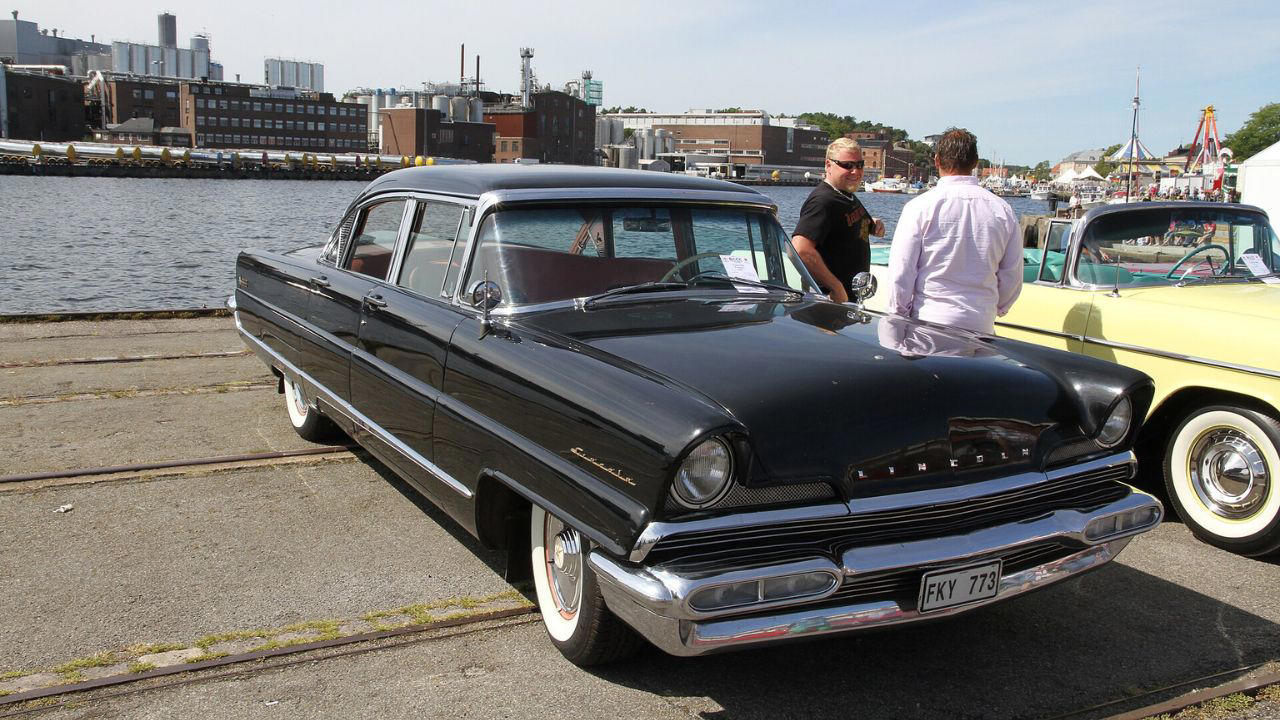 The 1956 Lincoln Premiere carried itself like it already knew the answer