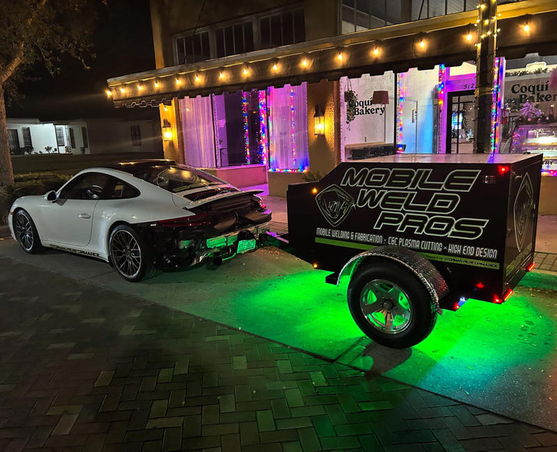 Meet the Florida Man Who Tows His Welding Equipment Trailer With His Bumper-Less Porsche 911