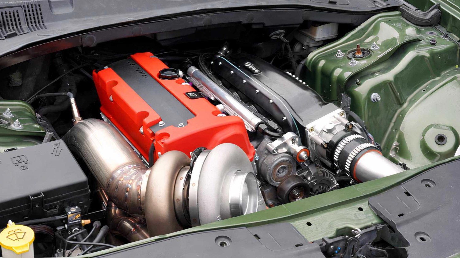 Honda K24-Swaped Hellcat Redeye Makes More Power Than Stock