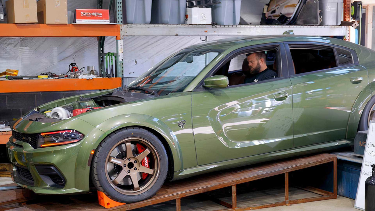 Honda K24-Swaped Hellcat Redeye Makes More Power Than Stock