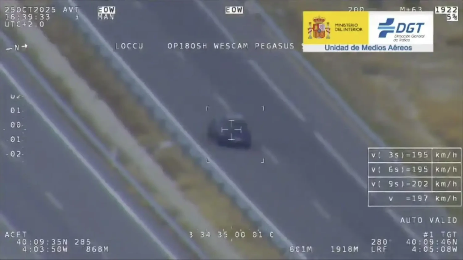 Multaza de 600 euros y seis puntos gracias a Pegasus, que ya vuelan de nuevo
